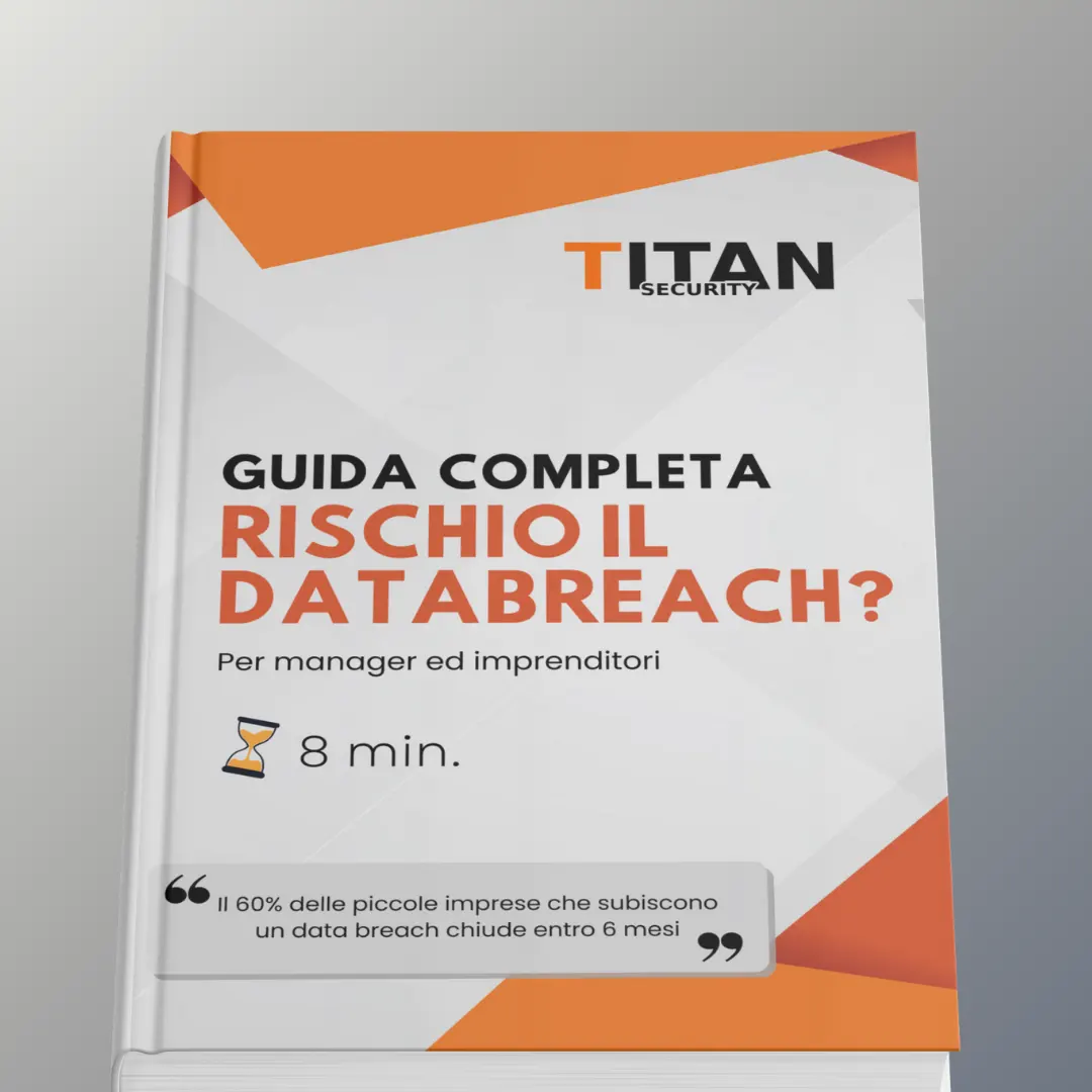 Libro intitolato "Guida completa: Rischio il databreach?"